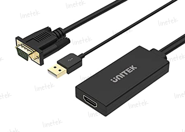 VGA to HDMI Converter (With Audio)