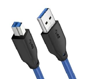 PVC AM to BM USB 3.0 High Speed Cable Printer for HP, Canon, Epson, Scanner Cable A USB Male to B Printer Male