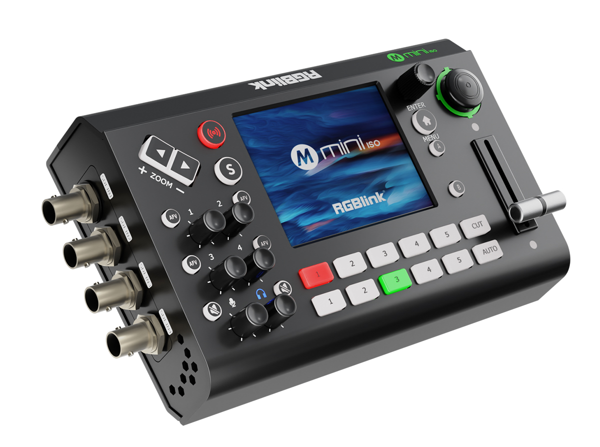 Mini-ISO 10 Channel All-in-One Switcher.