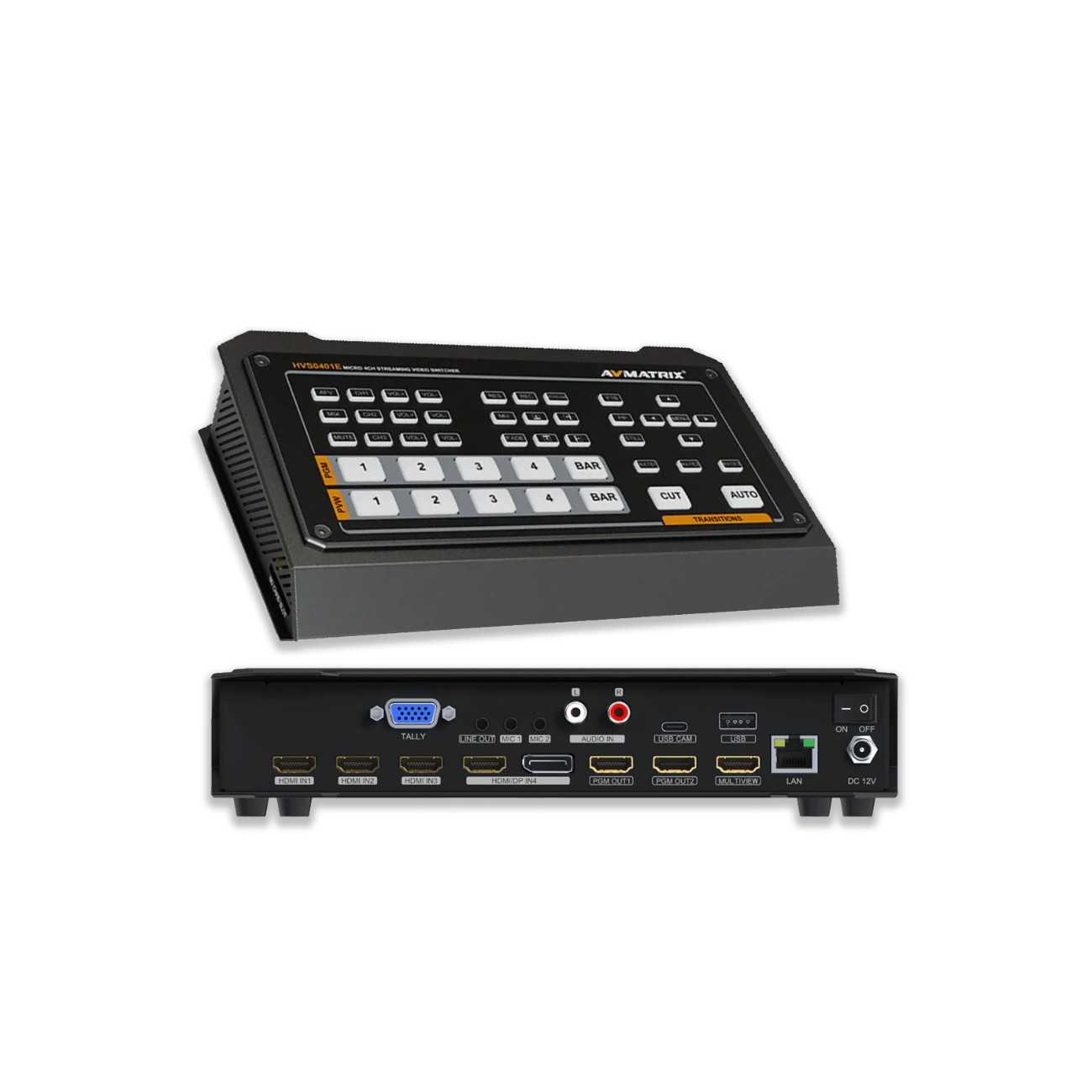 Micro 4 Channel HDMI/ DP Video Switcher