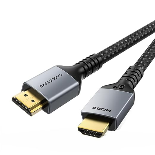 8K HDMI 2.1 Cable 48Gbps Braided