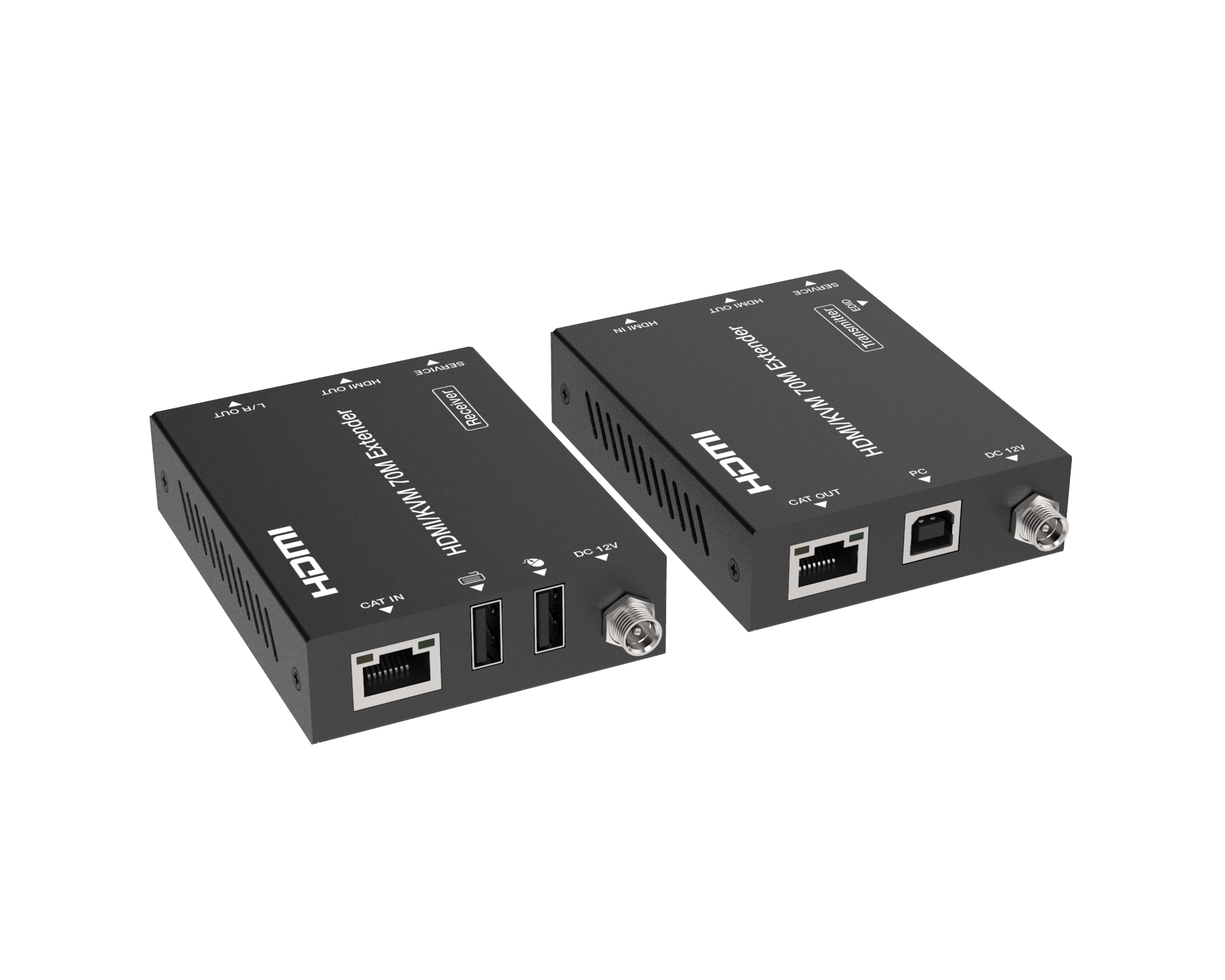 18Gbps HDMI Extender (70m) with KVM