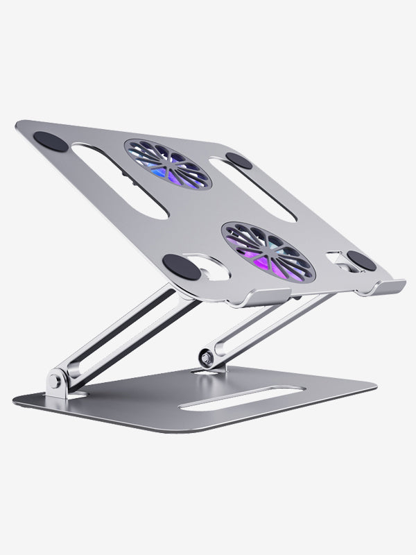 Folding Adjustable Laptop Stand Holder With Cooling Fan