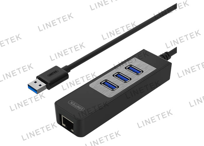 USB3.0 3-Port Hub + Gigabit Ethernet Converter