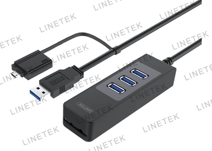 USB3.0 3-Port Hub + SD Card Reader + OTG Adaptor